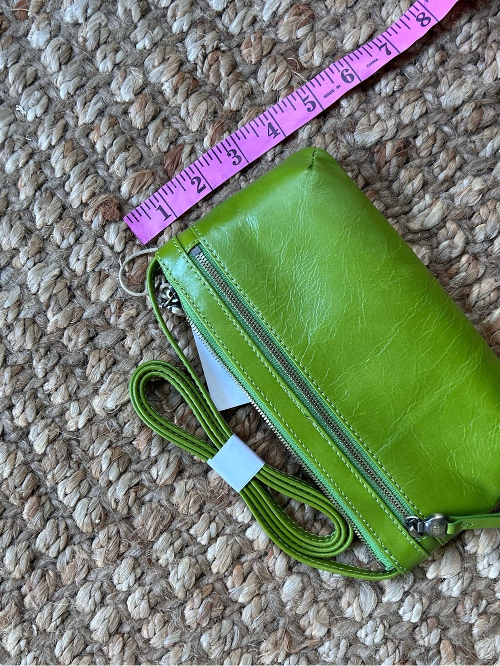 HOBO Lime Green Leather Crossbody Bag - Picture 5 of 5